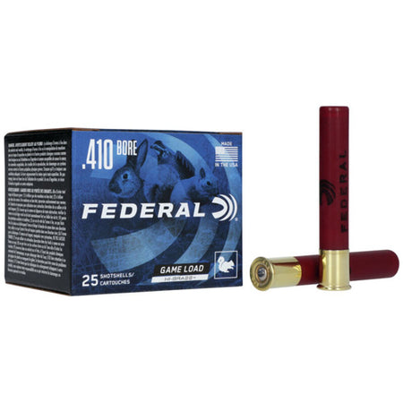 Federal .410 Bore H4134 GameShok Lead ShotHi-Brass 3" 11/16oz 4 Shot