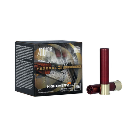 Federal .410 Bore Shotgun Shells Premium High Over All #8.5 1/2 oz 2.5 in