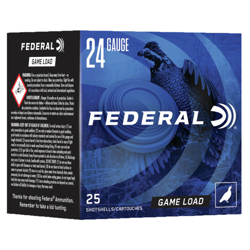 Federal 24 Gauge N1248 Game-Shok Heavy Field 2.5" 11/16oz 8 Shot