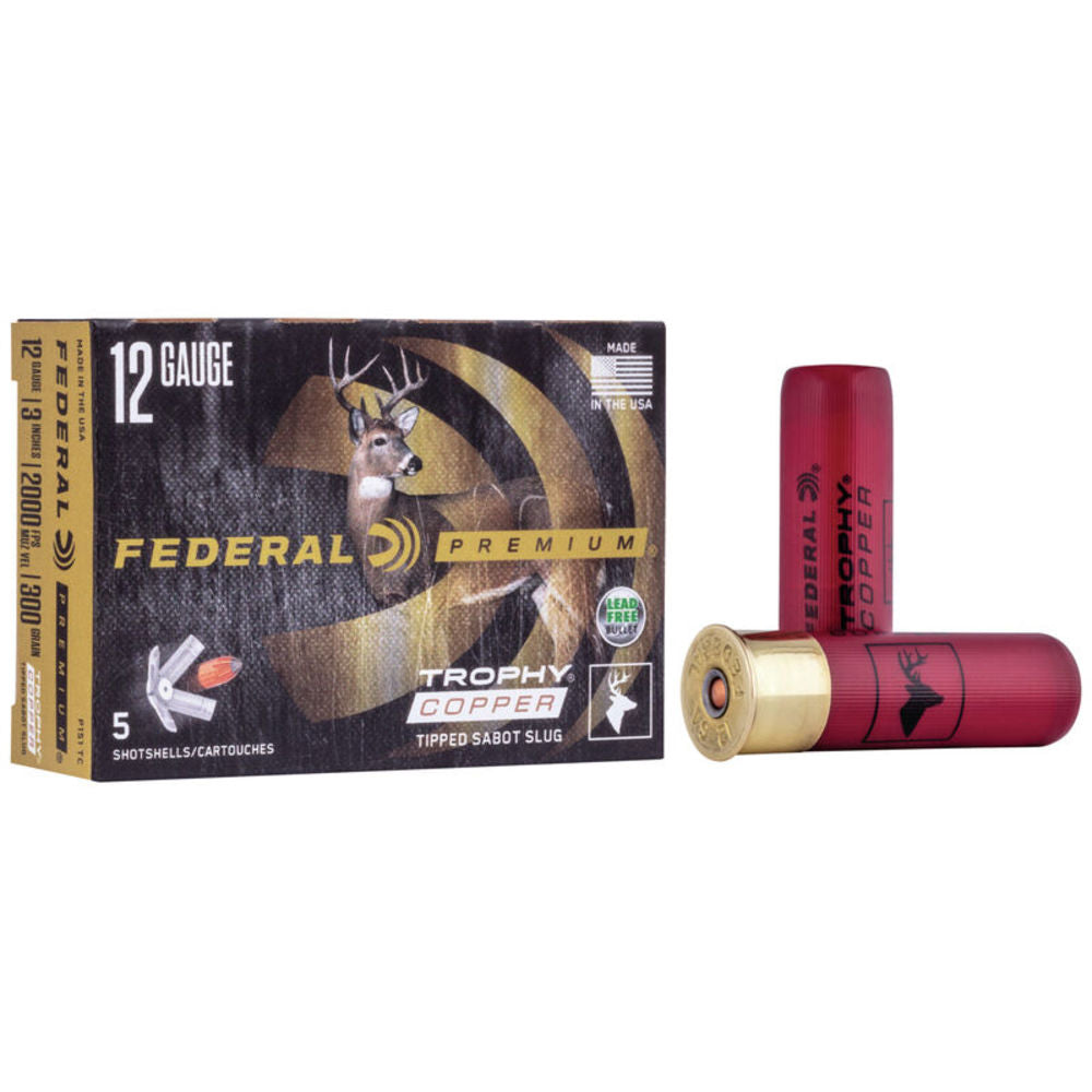 Federal 20 Gauge Shotgun Shells Freight Train Sabot Slug Slug 11/16 oz 3 in