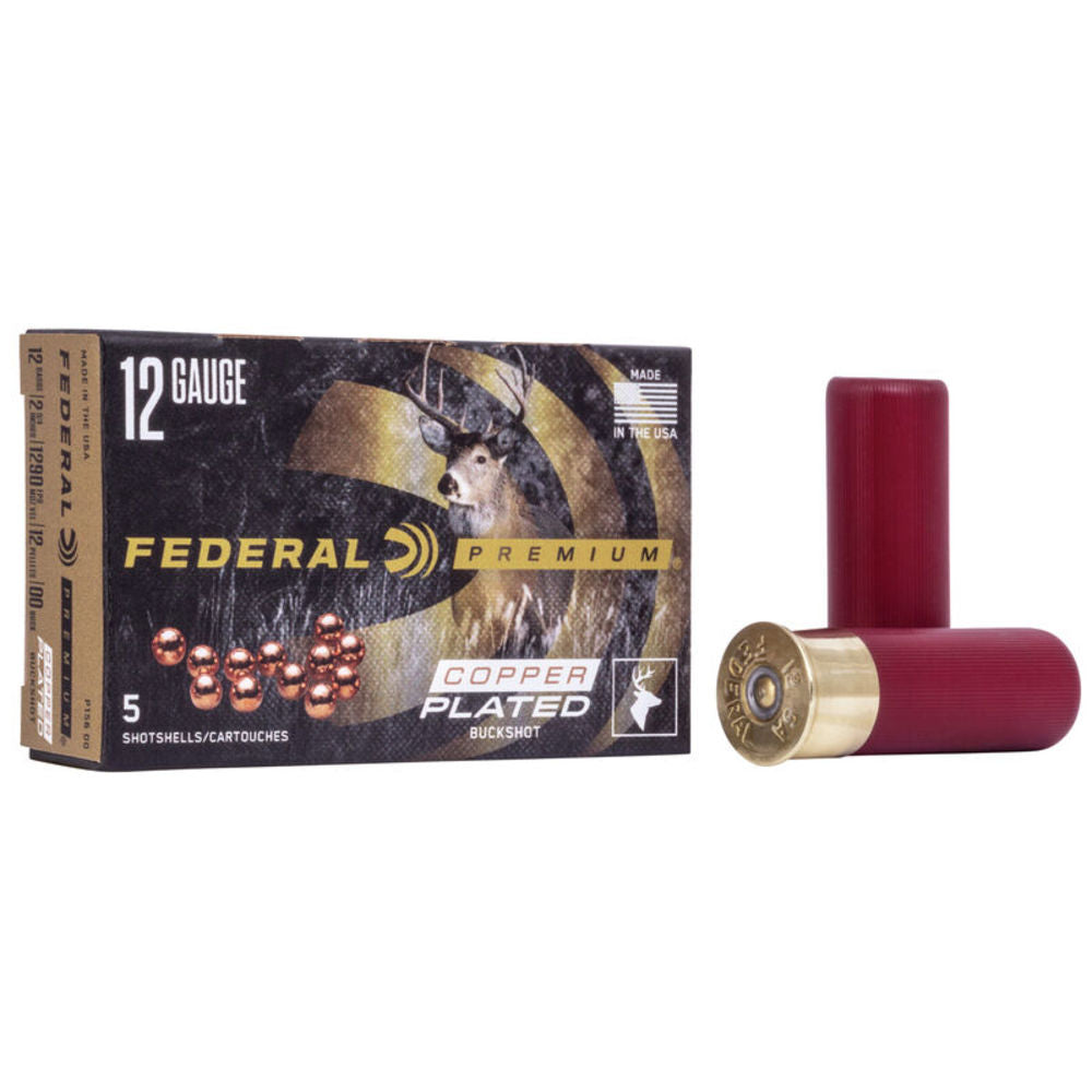 Federal 12 Gauge P15600 Premium Magnum 2.75" 1-1/2oz 00 Buck Shot