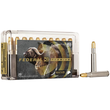Federal .416 Rigby Rifle Ammo Cape-Shok Woodleigh Hydro Solid CSHP 400 grain 
