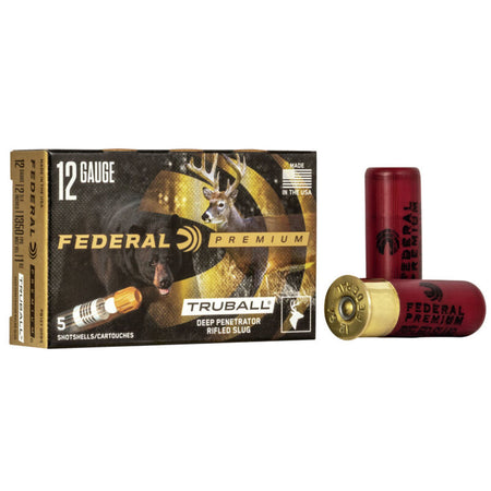 Federal 12 Gauge PB127DPRS Premium Vital-Shok TruBall Deep Penetrator 2.75" 1oz TruBall