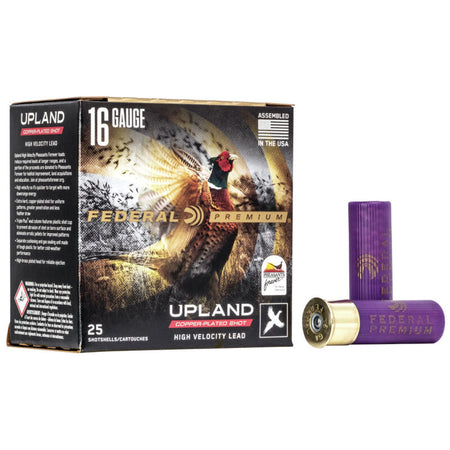 Federal 16 Gauge PF1636 Premium Wing-Shok Pheasant Forever High Velocity 2.75" 1-1/8oz 6 Shot