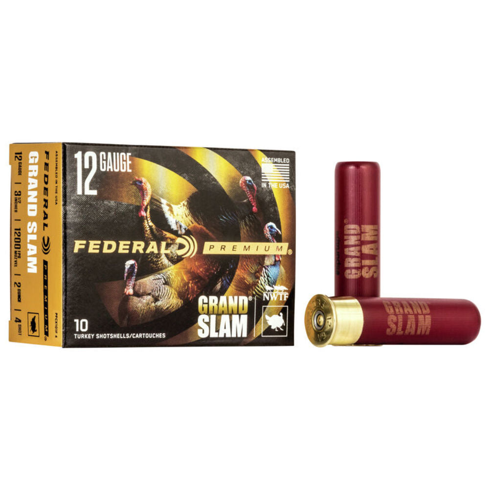 Federal 12 Gauge PFCX139F4 Premium Grand Slam 3.5" 2oz 4 Shot