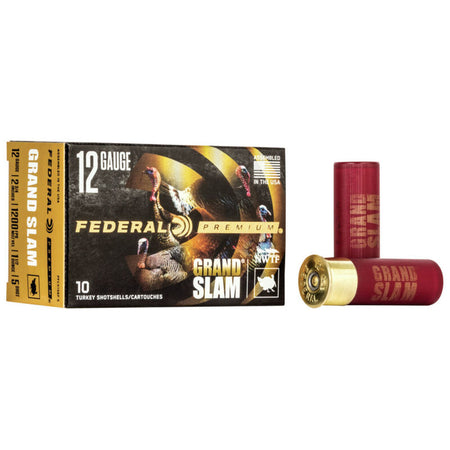 Federal 12 Gauge PFCX156F5 Premium Grand Slam 2.75" 1-1/2oz 5 Shot