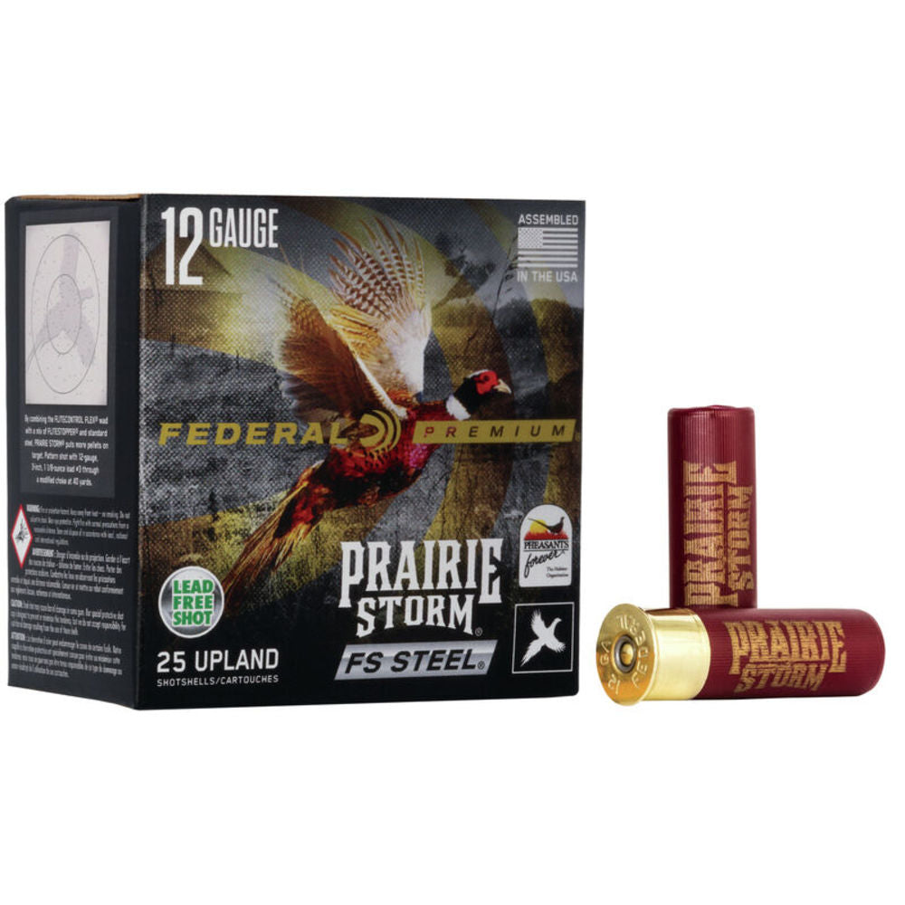 Federal 12 Gauge PFSX143FS3 Premium Prairie Storm FS 3" 1-1/8oz 3 Shot