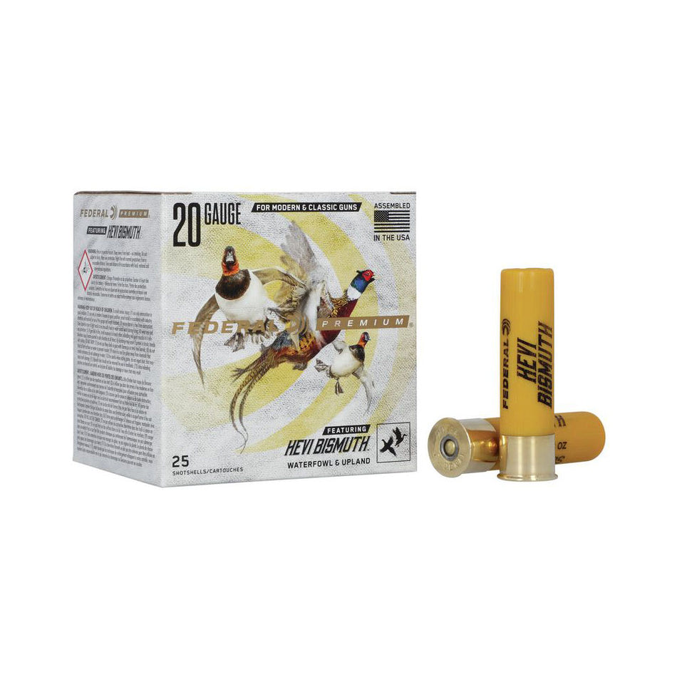 Federal 20 Gauge PHBX2444 Premium HEVI-Bismuth 3" 1-1/8oz 4 Shot