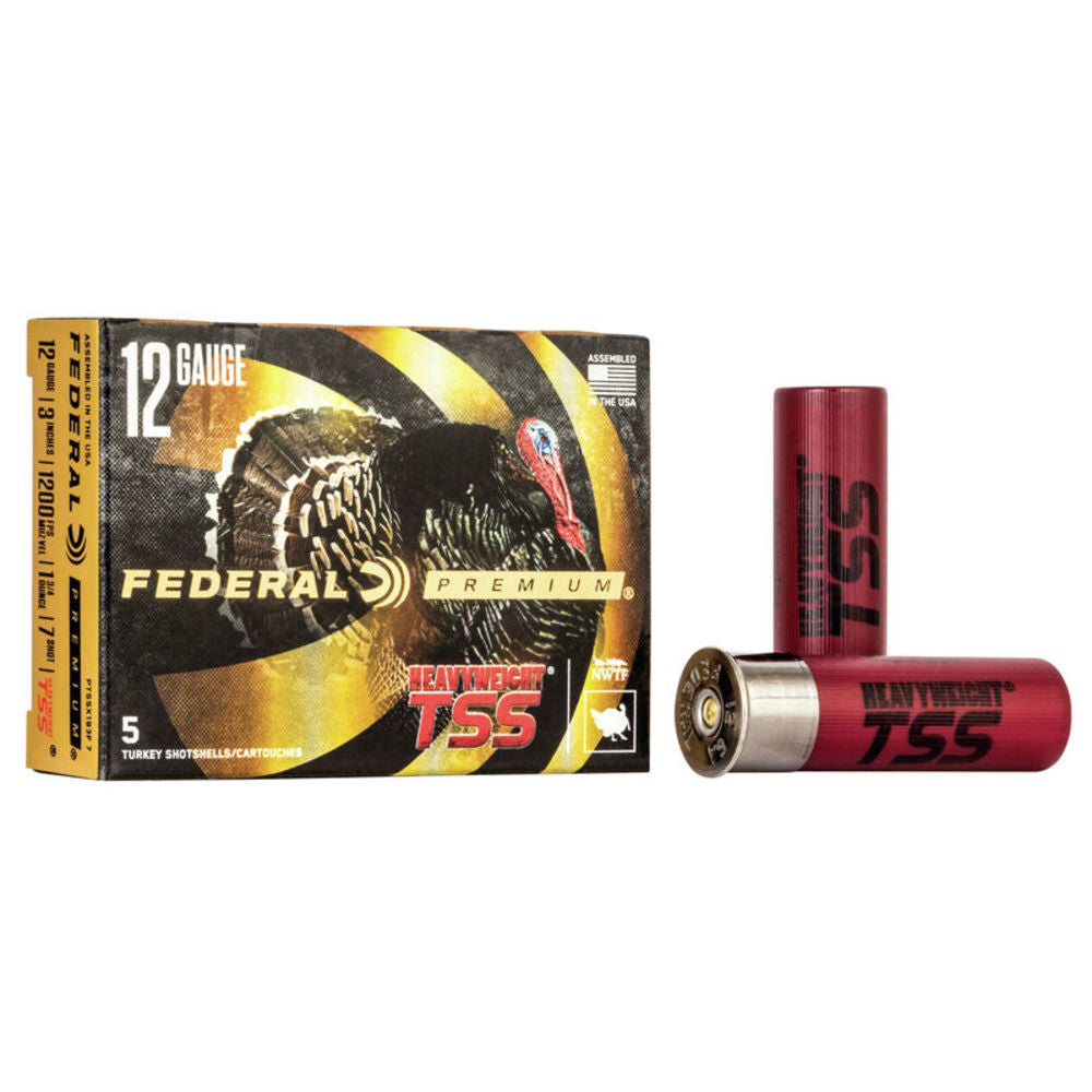 Federal 12 Gauge PTSSX193F7 Premium Turkey Heavyweight TSS 3" 1-3/4oz 7 Shot