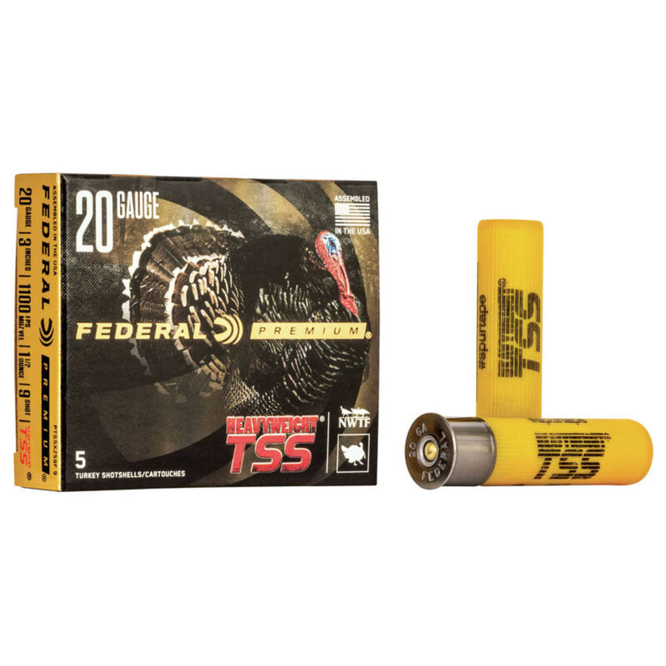 Federal 20 Gauge PTSSX259F9 Premium Turkey Heavyweight TSS 3" 1-1/2oz 9 Shot