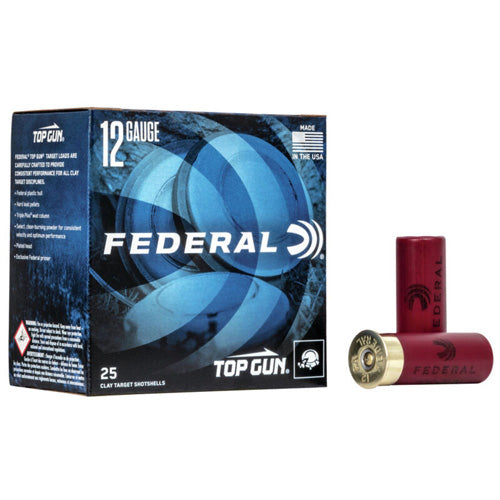 Federal 12 Gauge TG127.5 Top Gun Target Load 2.75" 1-1/8oz 7.5 Shot