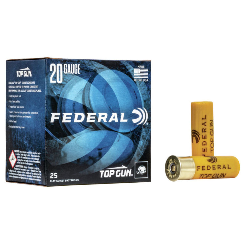 Federal 20 Gauge TG208 Top Gun Target Load 2.75" 7/8oz 8 Shot