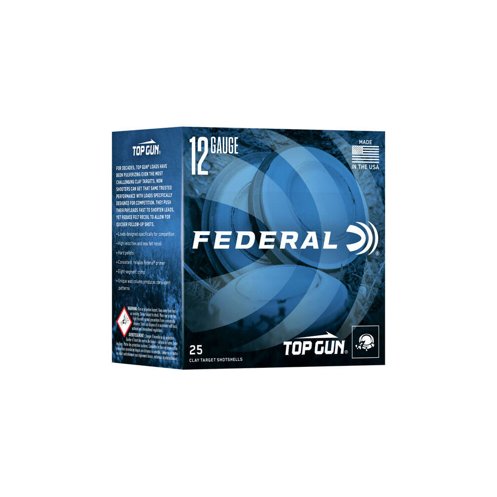 Federal 12 Gauge TGS1287.5 Top Gun Sporting 2.75" 1oz 7.5 Shot