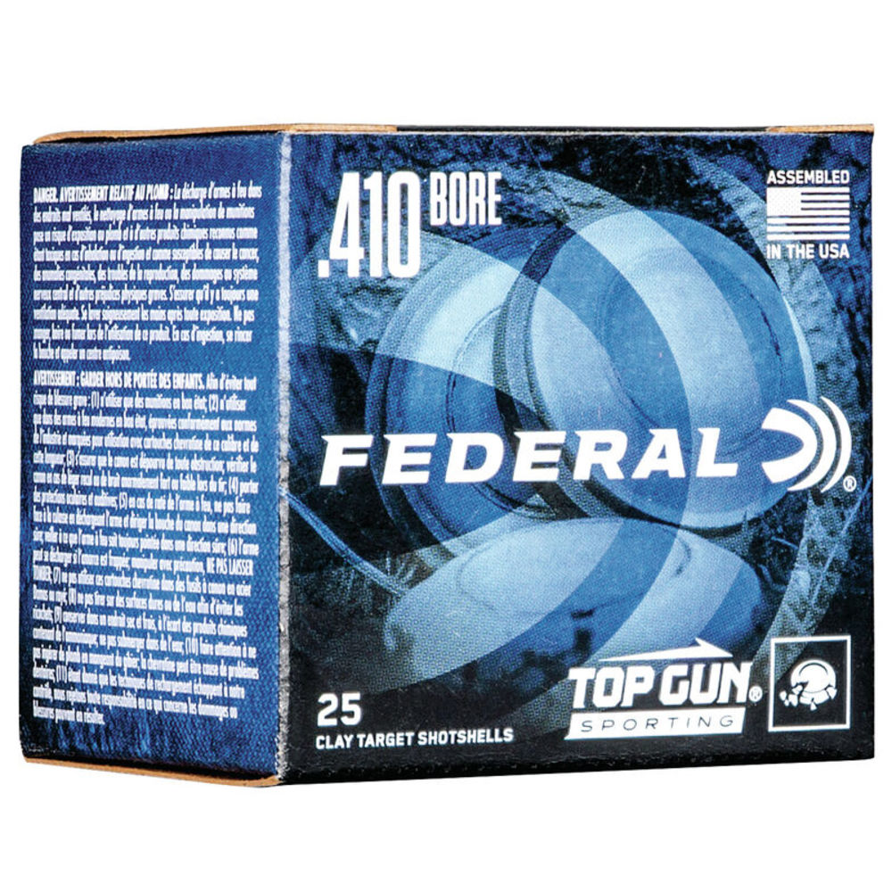 Federal .410 Bore TGS412147.5 Top Gun Sporting 2.5" 1/2oz 7.5 Shot