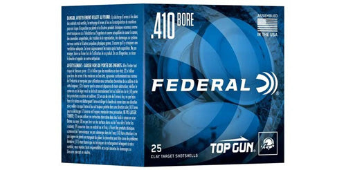 Federal .410 Bore TGS412149 Top Gun Sporting 2.5" 1/2oz 9 Shot