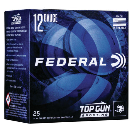 Federal 12 Gauge TGSH128 Top Gun Sporting 2.75" 1oz 8 Shot