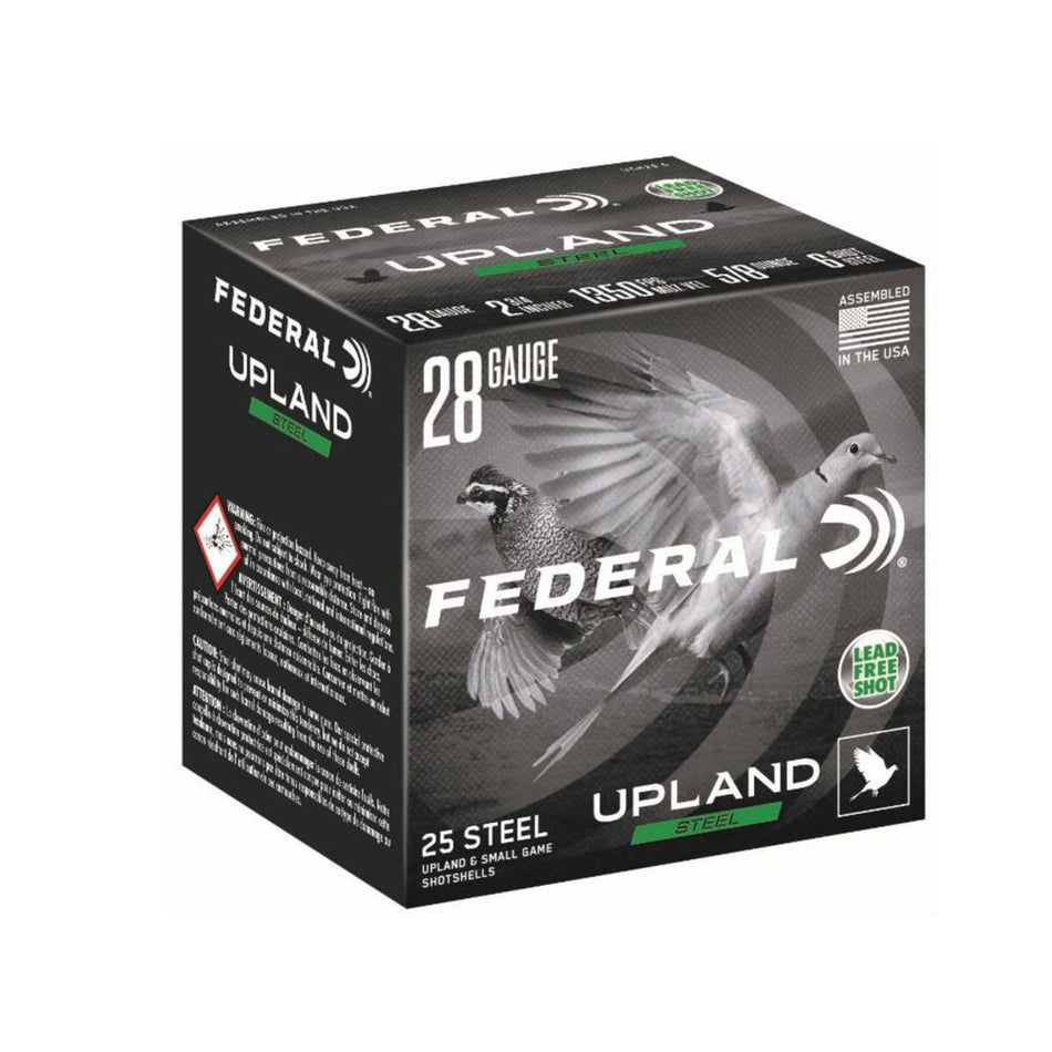 Federal 28 Gauge USH287.5 Upland Field & Range 2.75" 5/8oz 7.5 Shot