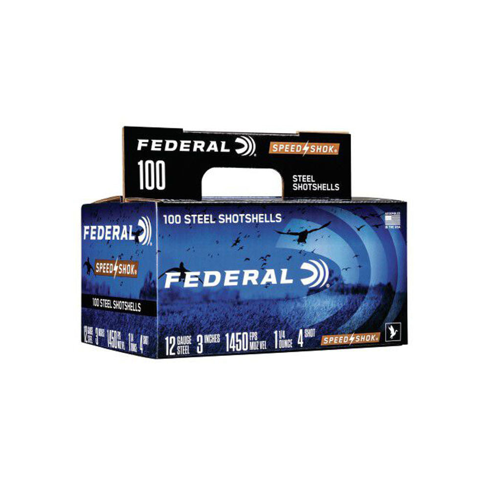 Federal 12 Gauge WF1421004 Speed-Shok Waterfowl 3" 1-1/4oz 4 Shot