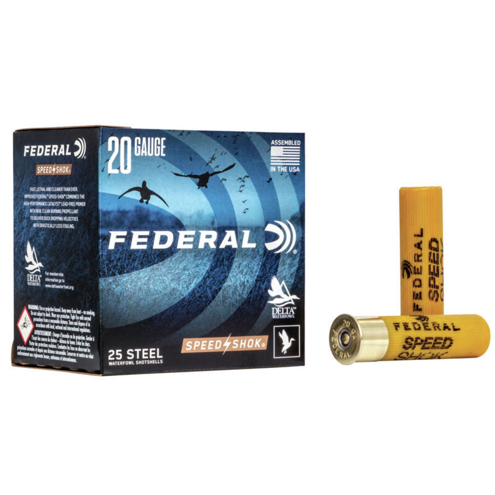 Federal 20 Gauge WF2092 Speed-Shok Waterfowl 3" 7/8oz 2 Shot