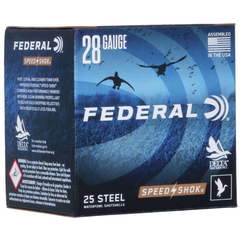 Federal 28 Gauge WF2836 Speed-Shok Waterfowl 2.75" 5/8oz 6 Shot