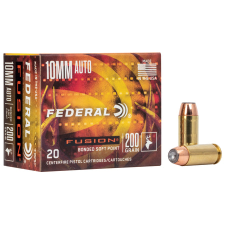 Federal 10mm Auto F10FS1 Fusion Fusion Soft Point FSP 200 Grain