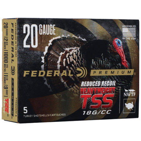 Federal 20 Gauge PTSSX257F9 Premium Turkey Heavyweight TSS 2.75" 1-1/8oz 9 Shot