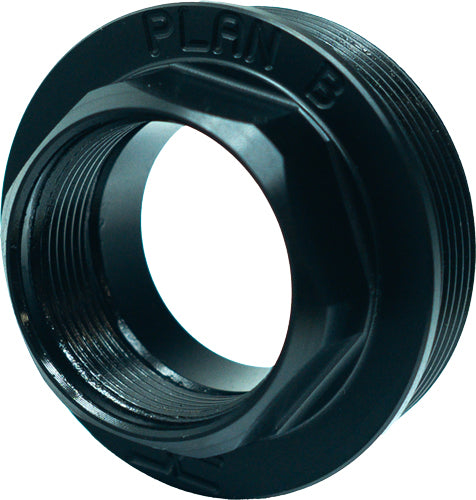 FAXON PLAN B TO HUB ADAPTER BLACK STAINLESS STEEL 1.375-24