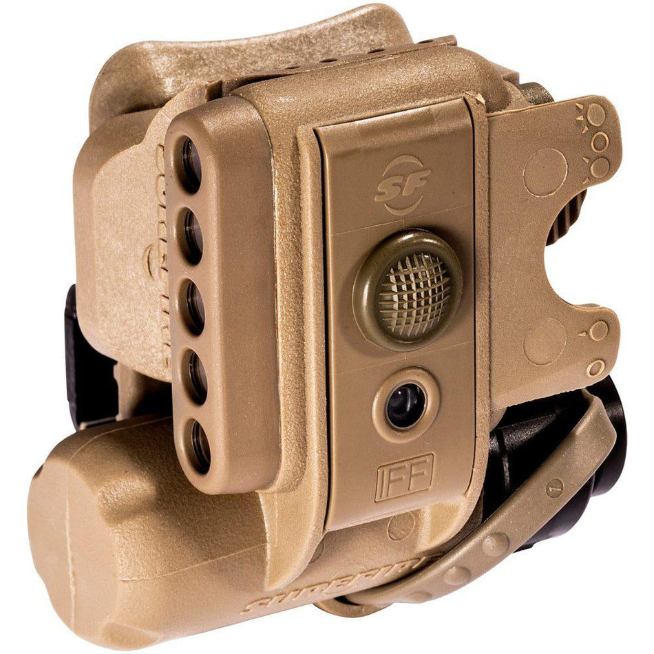 SureFire HL1 Helmet Light IR and White LEDs Tan with Ambidextrous MICH Mount