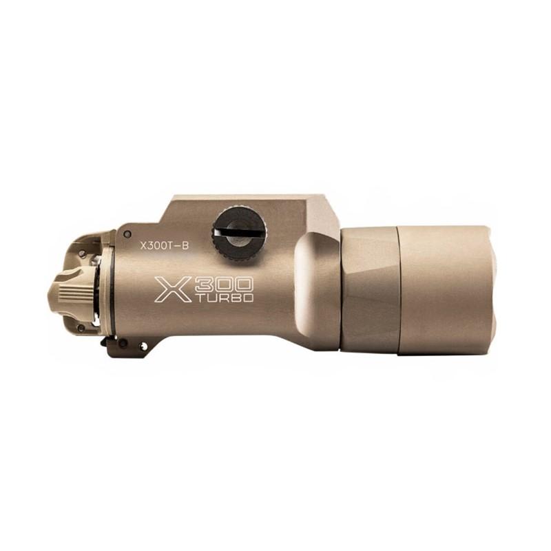 SureFire X300T-B Turbo WeaponLight 650 Lumen Tan Thumb Screw Mount