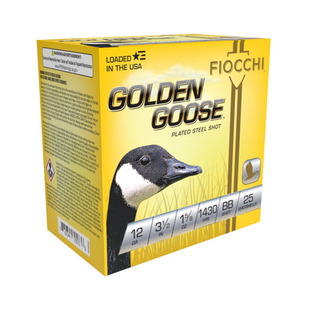Fiocchi 12 Gauge 1235GGBB Golden Goose Waterfowl 3.5" 1-5/8oz BB