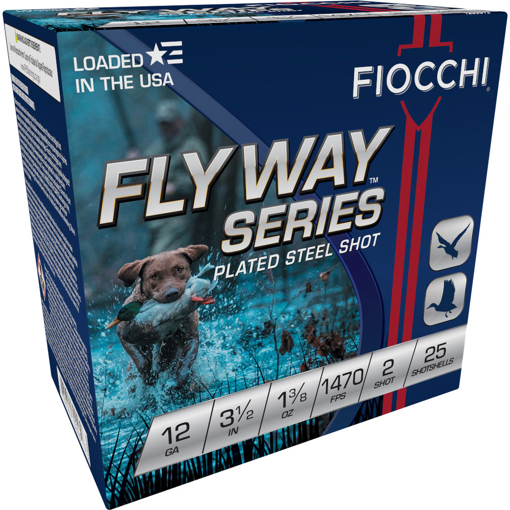 Fiocchi 1235ST2 Flyway Waterfowl 12 Gauge 3-1 2 1-3 8oz  2 1470 fps