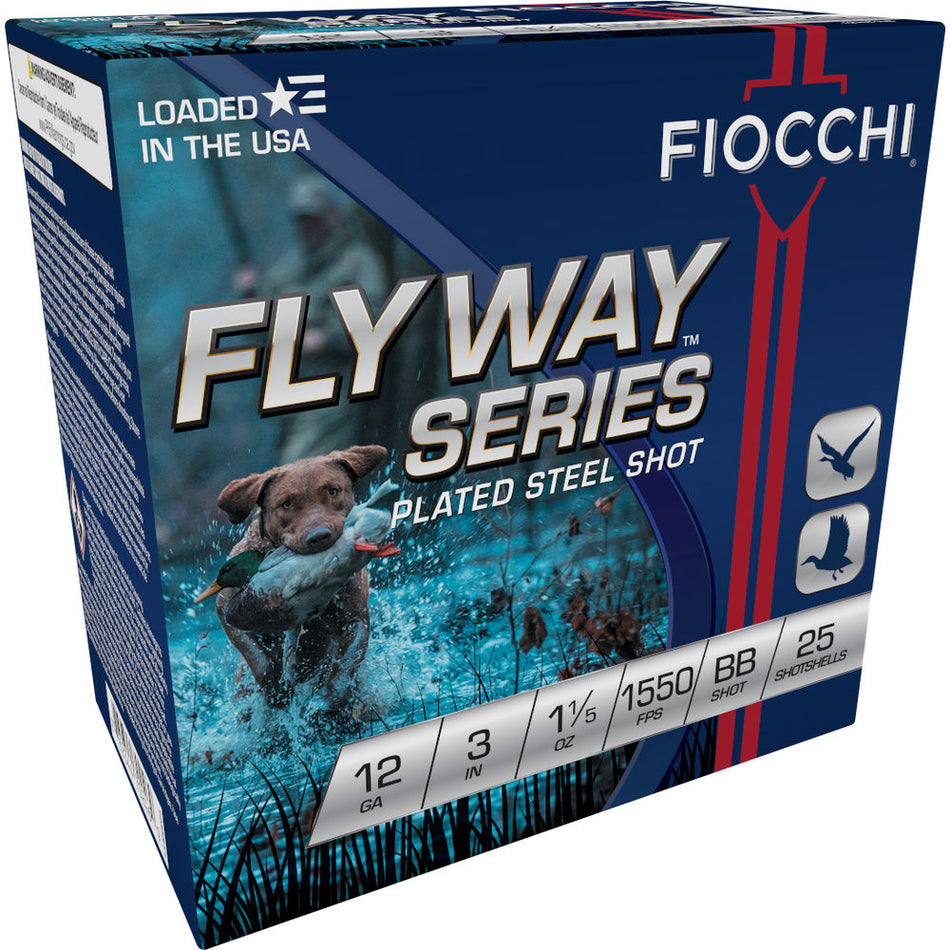 Fiocchi 12 Gauge 123ST15B Flyway Waterfowl 3" 1-1/5oz BB