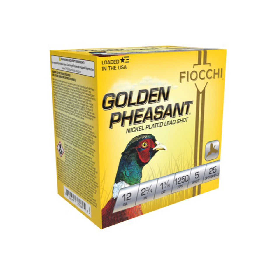 Fiocchi 12 Gauge 12GP5 Golden Pheasant Extrema 2.75" 1-3/8oz 5 Shot