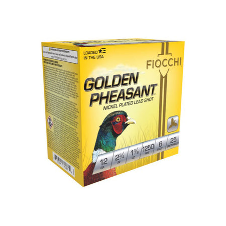 Fiocchi 12 Gauge 12GP6 Golden Pheasant Extrema 2.75" 1-3/8oz 6 Shot