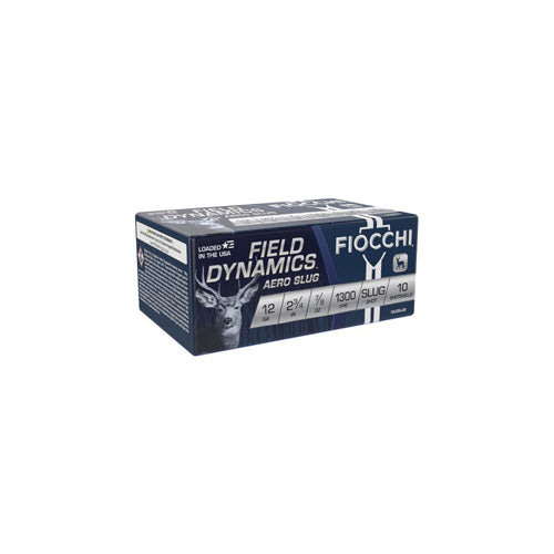 Fiocchi 12 Gauge 12LESLUG Field Dynamics Aero 2.75" 7/8oz Rifled Slug