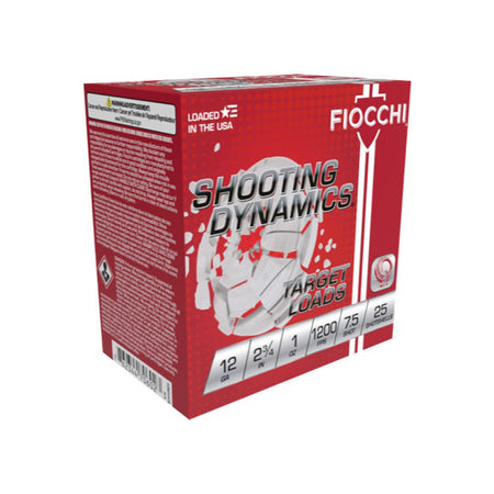 Fiocchi 12 Gauge 12SD1H9 Shooting Dynamics Target 2.75" 1oz 9 Shot