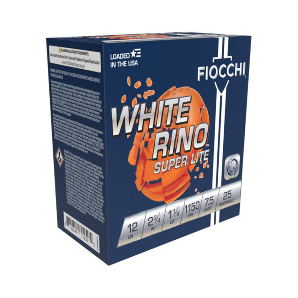 Fiocchi 12 Gauge 12WRNL75 762344854496 762344854496 1-1/8oz 7.5 Shot