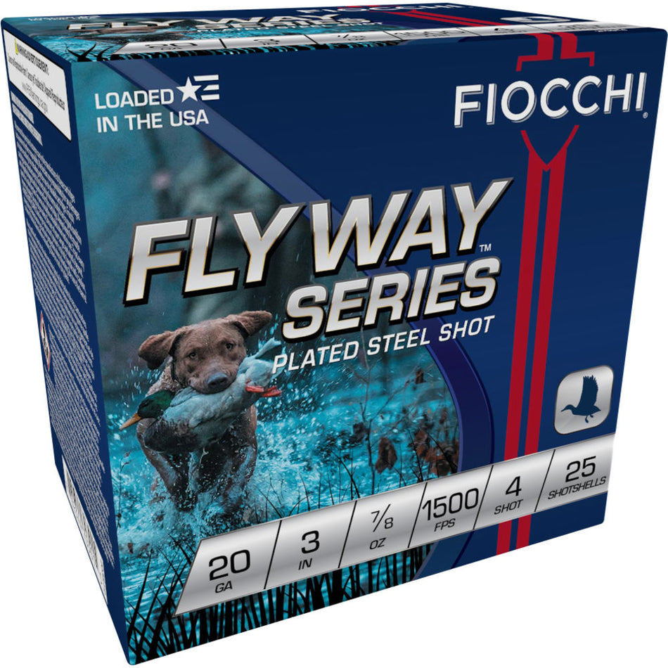 Fiocchi 20 Gauge 203ST4 Flyway Waterfowl 3" 7/8oz 4 Shot