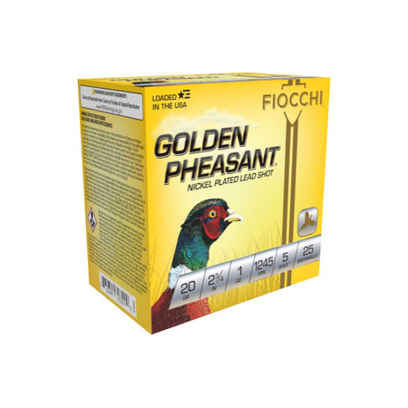 Fiocchi 20 Gauge 20GP5 Golden Pheasant Extrema 2.75" 1oz 5 Shot