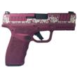 Springfield Hellcat Pro "Distressed Black Cherry & Roses" 9mm Luger Handgun - 15rd Mags (2), 3.7" Barrel