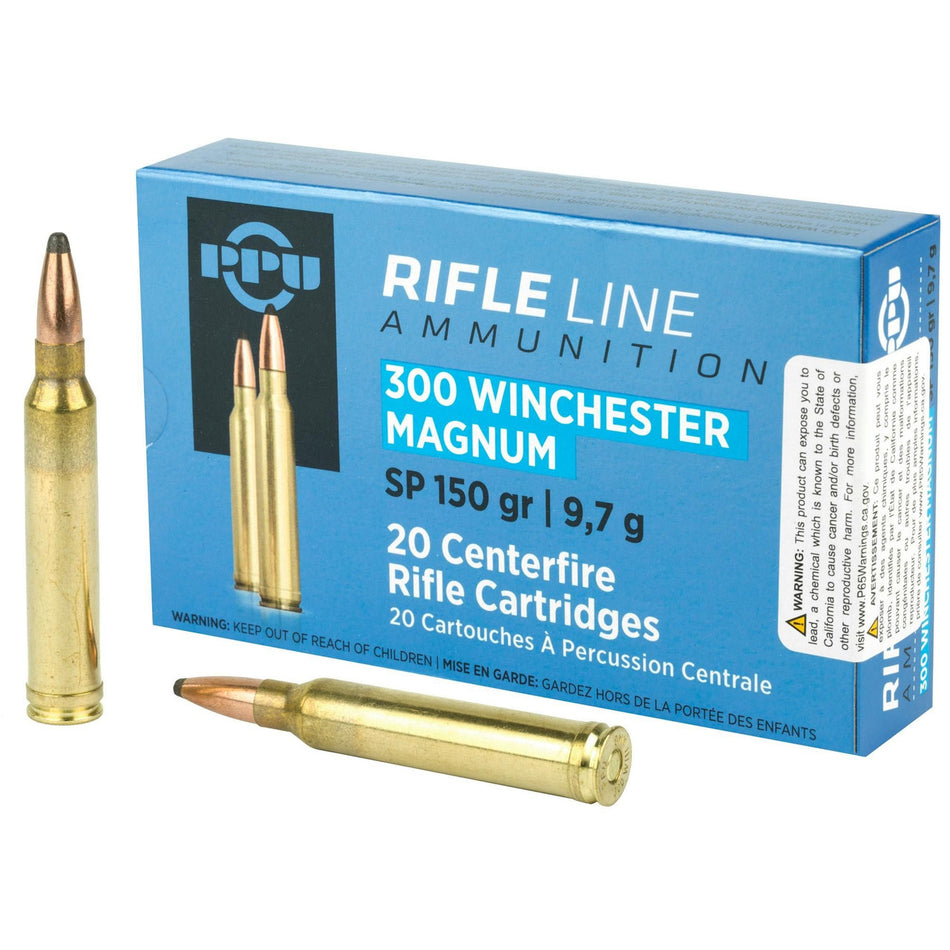 Prvi Partizan .300 Winchester Mag PP3001 Soft Point SP 150 Grain