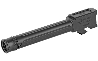 Fortis Match Grade 9mm Threaded Barrel for Glock 19, 4.5 Inch, Black Nitride Finish