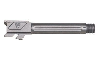 Fortis Match Grade 9mm Threaded Barrel for Glock 19, 4.5 Inch, Grey MDC PVD Finish