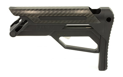 Fortis LAS-15 Lever Action Collapsible AR-15 Buttstock, Mil-Spec Buffer Tube Compatible, Carbon Fiber, Black