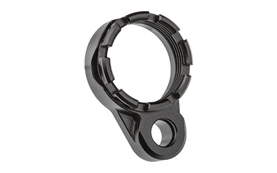 Fortis LE-BLK-K1-BLK AR-15 K1 System Tapered Castle Nut and End Plate, QD Socket, 7075-T6 Aluminum, Black