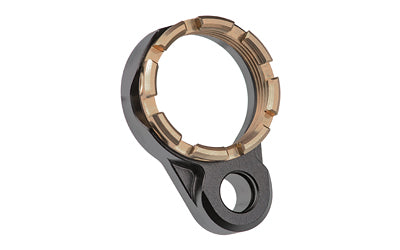 Fortis LE K1 Castle Nut and QD End Plate for AR-15, Black and Flat Dark Earth
