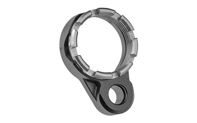 Fortis LE K1 Castle Nut and QD End Plate for AR-15, Black and Gray