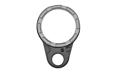 Fortis LE K2 Castle Nut and QD End Plate for AR-15, Black and Gray