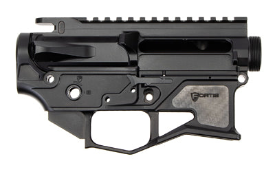 Fortis License Gen II AR15 Ambidextrous Lower/Upper Receiver Set, 5.56 NATO/.223 Rem, Black Anodized Carbon Fiber