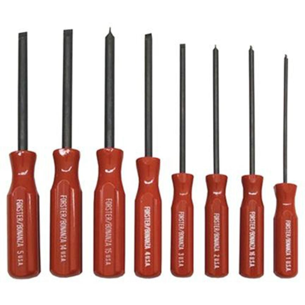 Forster 8 Screwdriver Gunsmith Set Hollow Ground